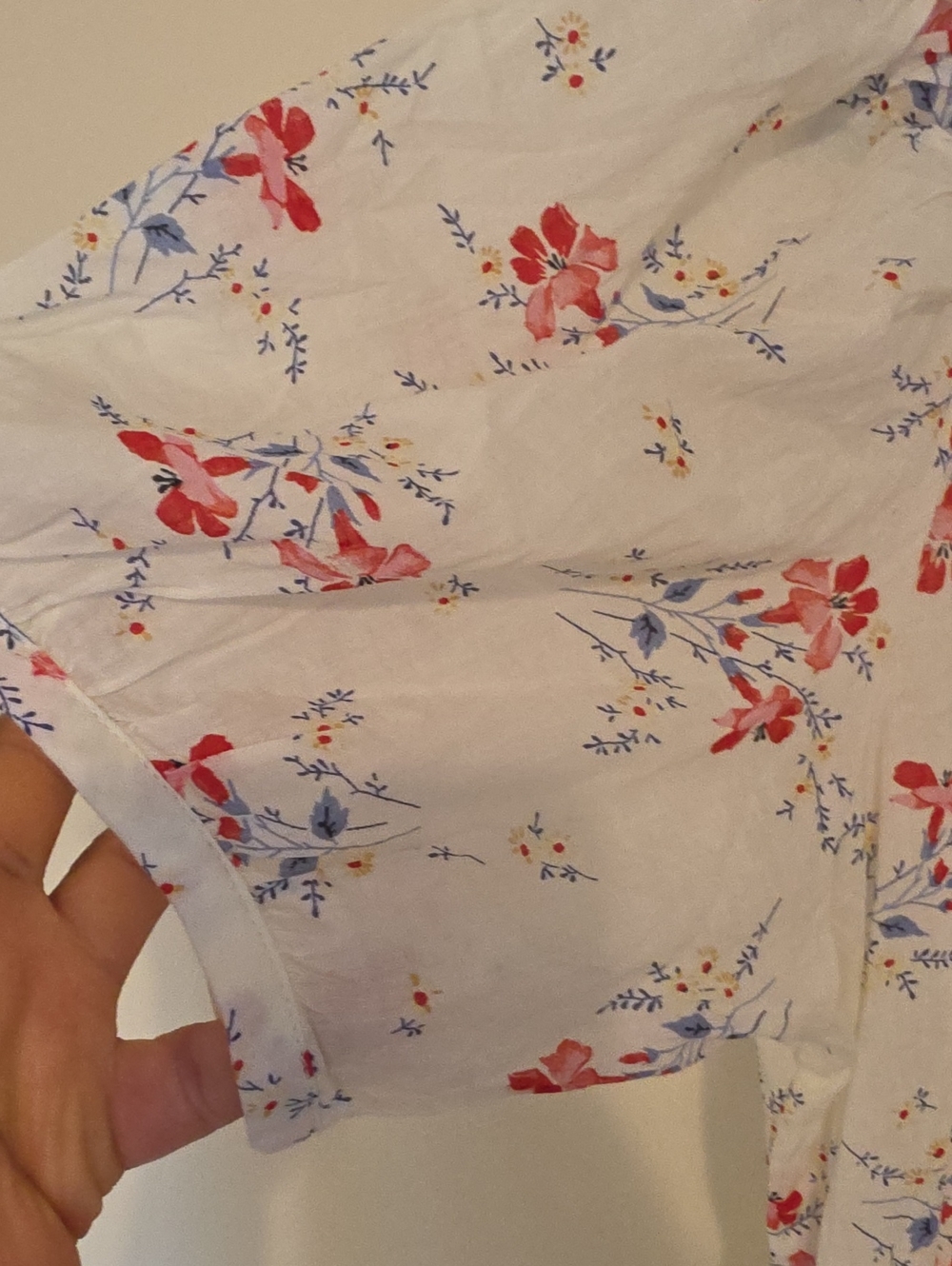 GAP X DOEN Floral MULTI  Midi Dress Short Sleeves WOMEN SIZE M NWOT - Picture 7 of 14